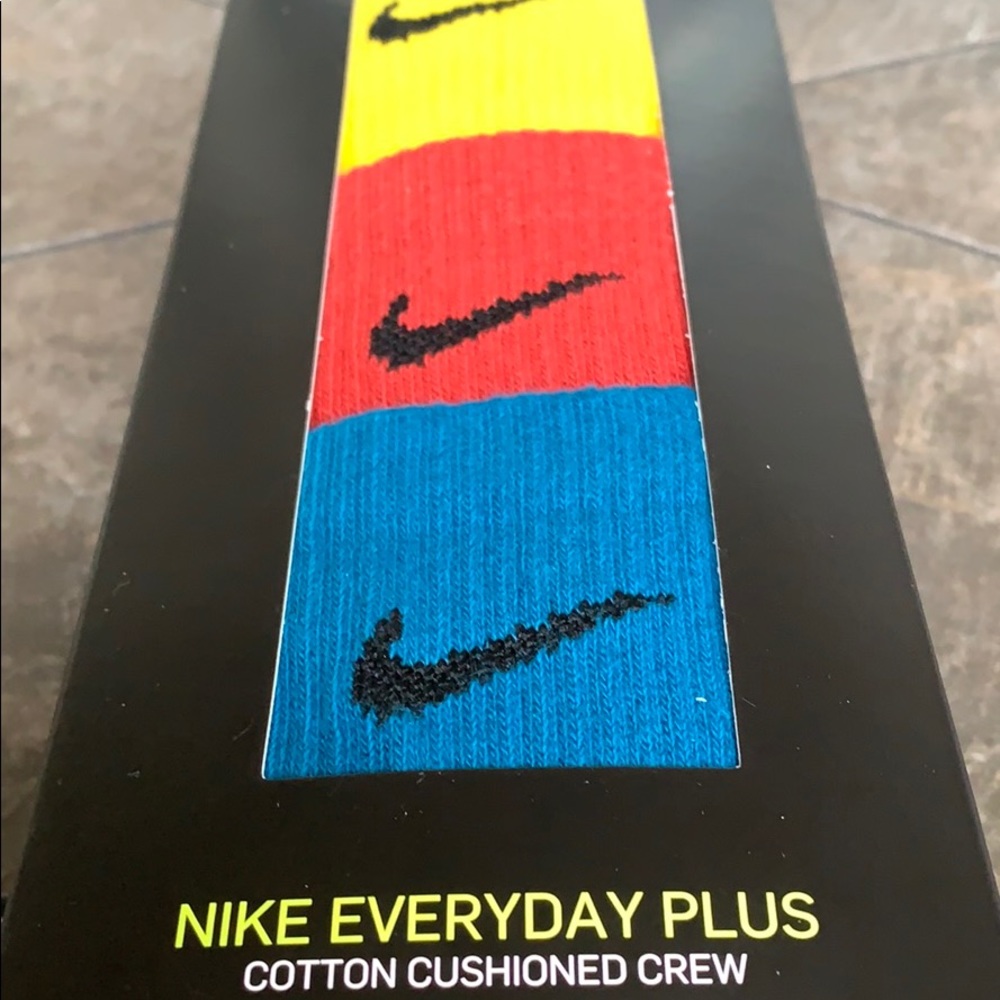 NIKE EVERYDAY PLUS COTTON CUSHIONED CREW SOCKS MEN - Picture 9 of 16